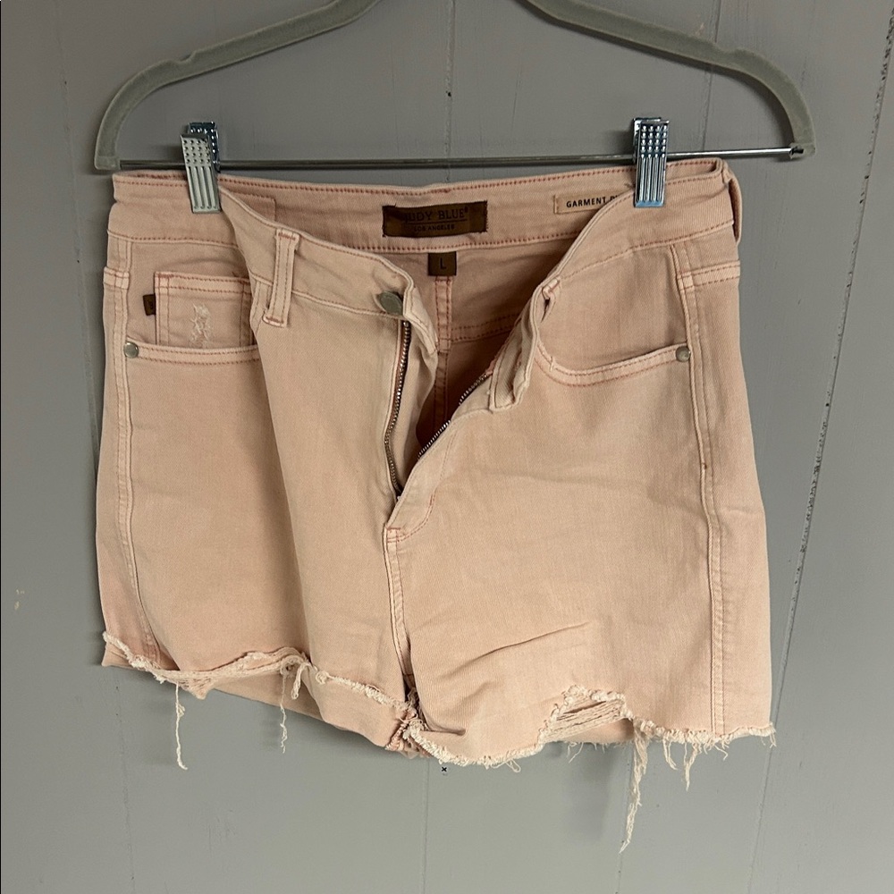 Judy Blue Light Pink Jean Shorts